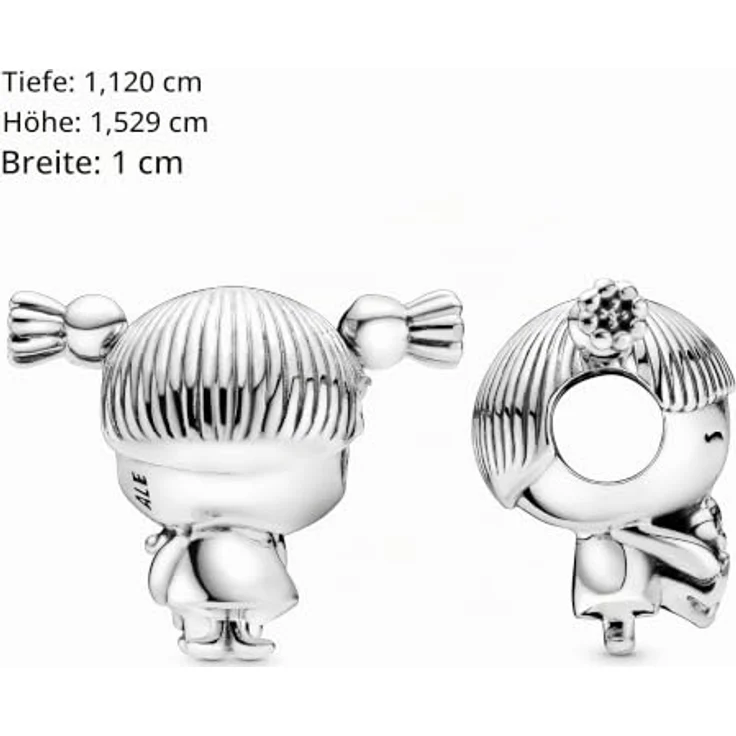 Pandora Charm Moments Kleines Mädchen, Charm-Anhänger mit detailreicher Gestaltung – Bild 7
