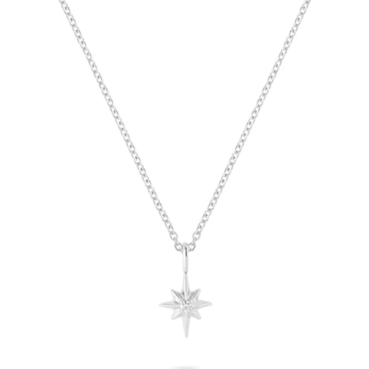 Guido Maria Kretschmer Damen-Halskette, 925er Silber mit Zirkonia, One Size, Silber 32030282 – Bild 1