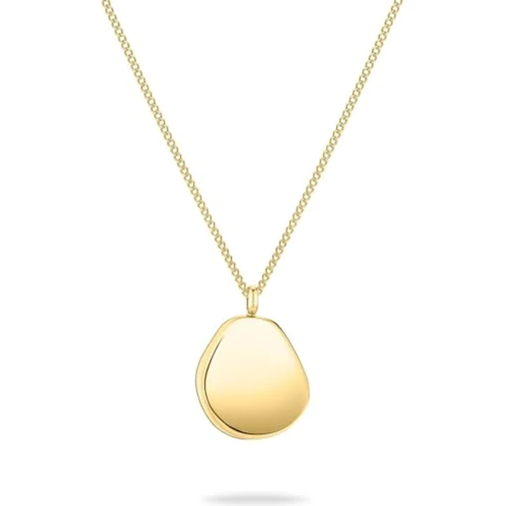 LIEBESKIND Halskette LJ-1433-N-50, Edelstahl IP Gold poliert, 50 cm mit Karabinerverschluss – Bild 1