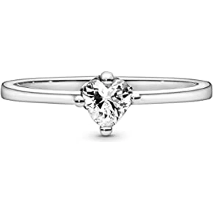 PANDORA Heart Sterling Silver Ring mit klaren Zirkonia, Größe 60 – Bild 2