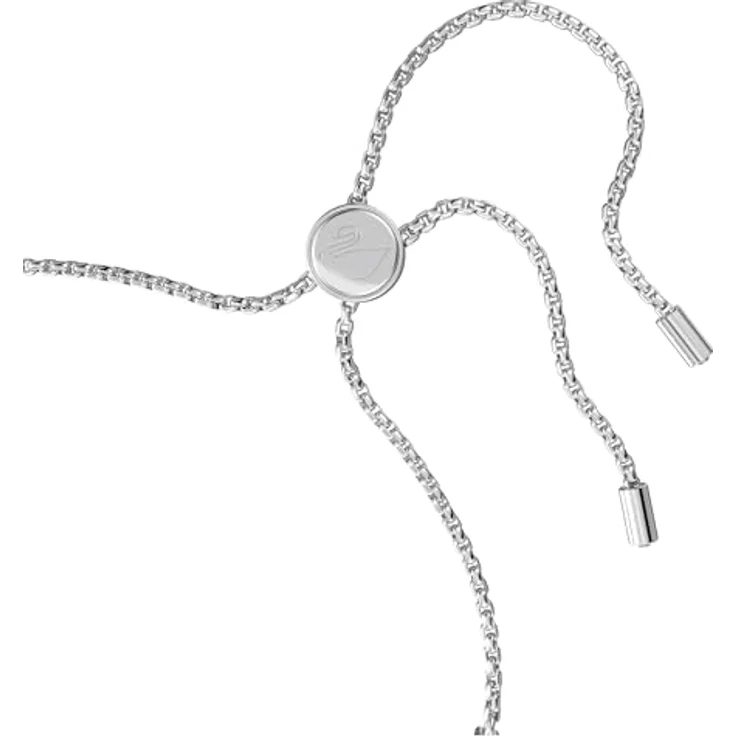 Swarovski Subtle Trilogy Armband, Weiss, Rhodiniert, Damenarmband mit Swarovski Kristallen, 11-22 cm Länge – Bild 3