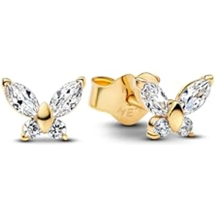 Pandora Ohrstecker Timeless 264264C01, elegante Ohrstecker aus Silber