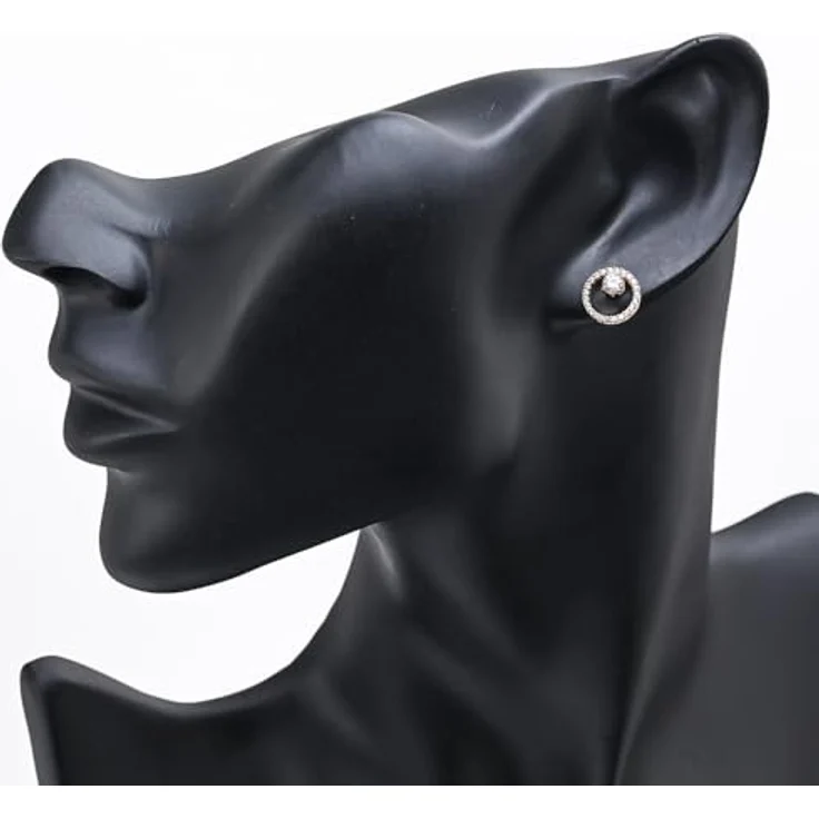 Swarovski Ohrstecker Constella Pavé 5692263, vergoldete Metall-Ohrstecker mit weißen Swarovski-Kristallen

 – Bild 5