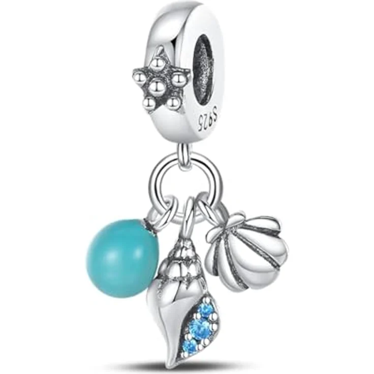 LNQOBU Glow in the Dark Glühwürmchen Charm Anhänger, 925 Silber farbwechselndes Chamäleon Bead Charms für Damenarmbänder und Halsketten – Bild 1