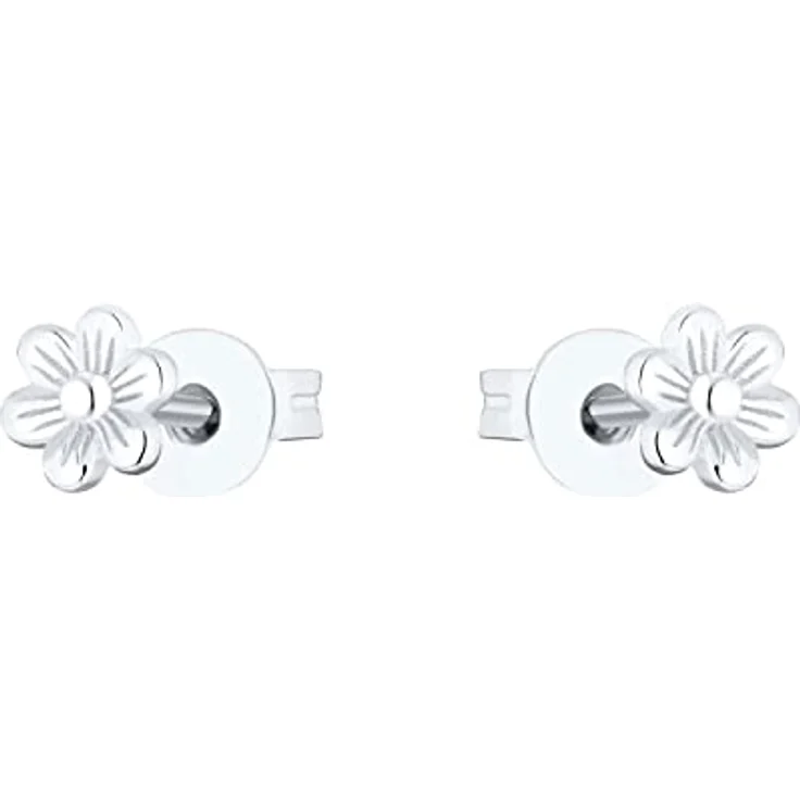 Prinzessin Lillifee Ohrstecker Flower, 925 Sterling Silber mit Rhodium-Schicht, 5 mm – Bild 3