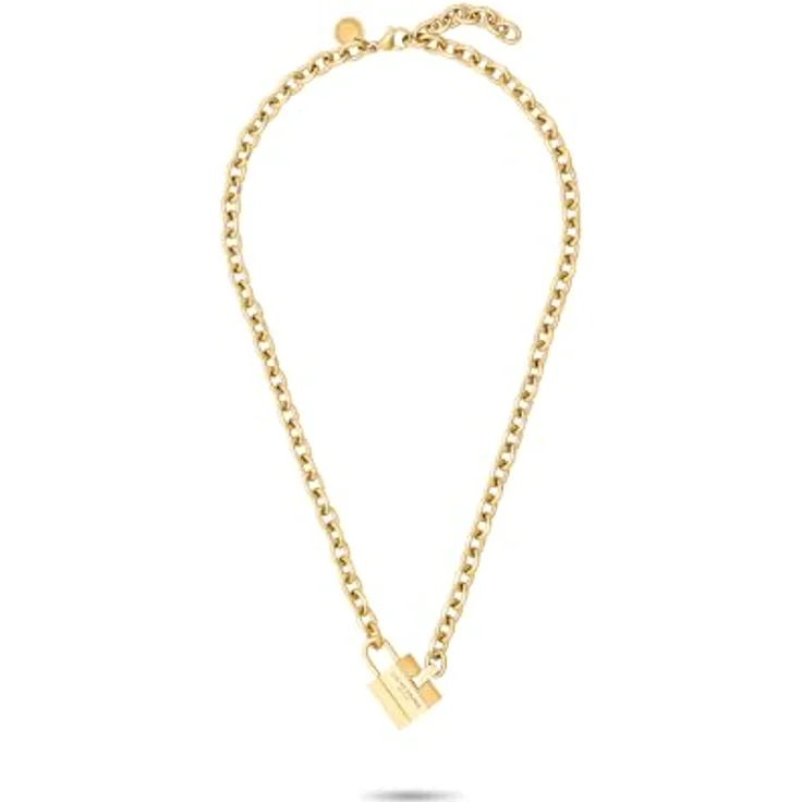 Liebeskind Berlin Halskette LJ-1627-N-45, Edelstahl in IP Gold, 45 cm mit Karabinerverschluss – Bild 1
