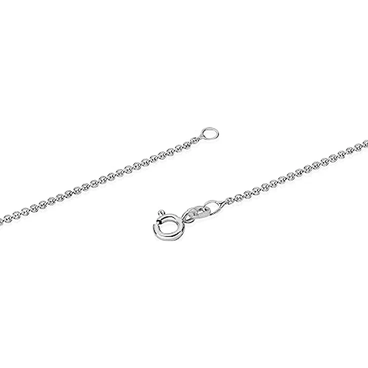 NKlaus 65cm Ankerkette 925 Silber, filigrane Halskette mit 1,1mm Breite, 2,4g, elegantes Collier für Damen – Bild 3