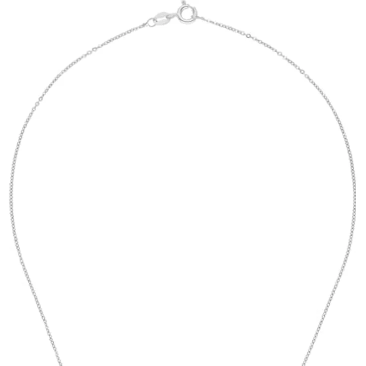 Amor 925 Sterling Silber Kette mit Anhänger für Damen, 45 cm, mit Zirkonia, in Geschenkbox, 9217779 – Bild 3