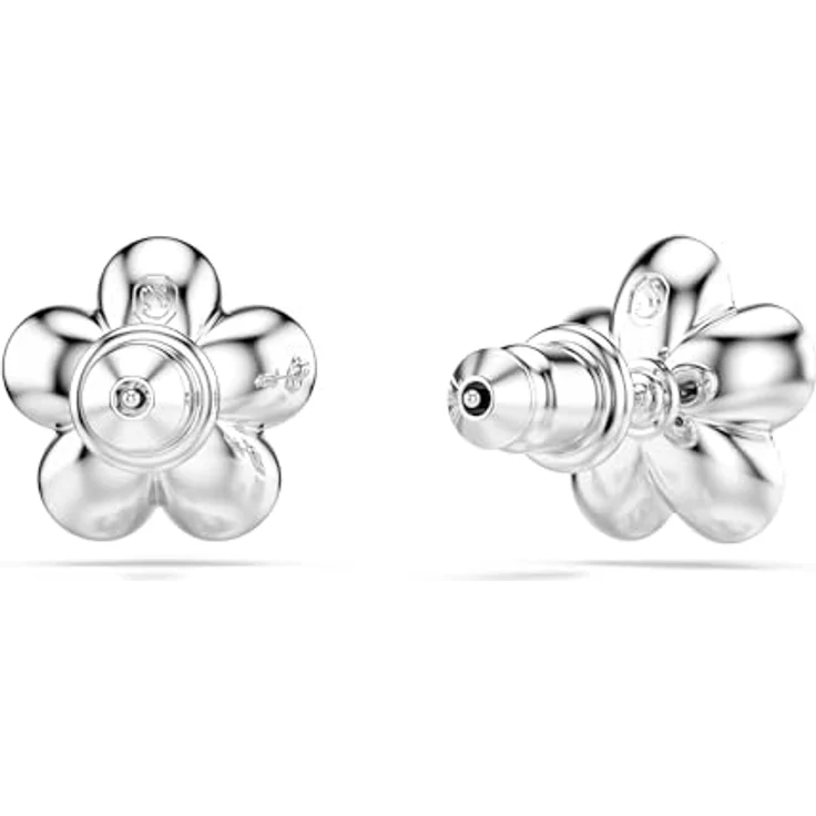Swarovski 2026 Capsule Ohrringe Angelic, rhodiniert, mit glänzenden Kristallen und zarten Blütenblättern – Bild 4