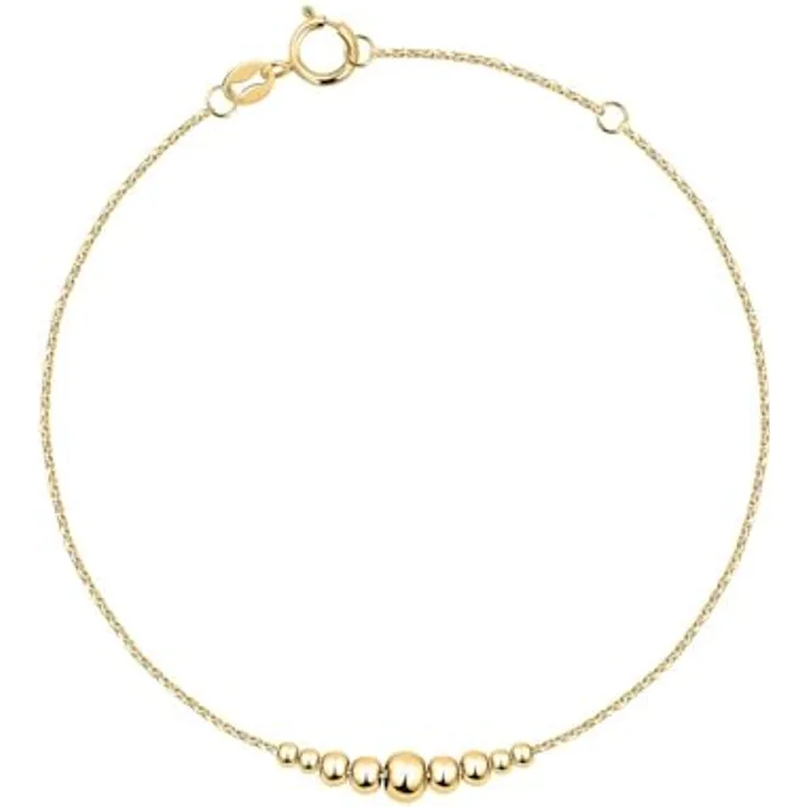 CHRIST Damen-Armband 585er Gelbgold, zeitloses Design, One Size, Artikel-Nr. 89077982