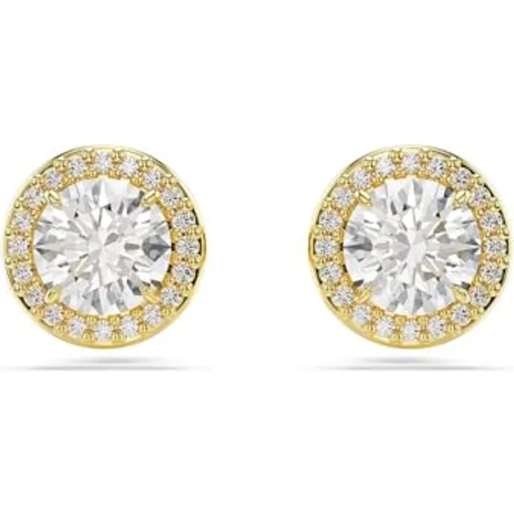 Swarovski Ohrstecker Una 5686637 mit Swarovski-Kristall-Besatz, vergoldet in Gelbgold