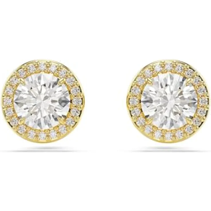 Swarovski Ohrstecker Una 5686637 mit Swarovski-Kristall-Besatz, vergoldet in Gelbgold – Bild 1