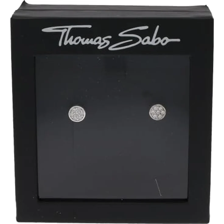Thomas Sabo Damen-Ohrstecker 925 Silber mit weißen Zirkoniasteinen im Brillantschliff - SCH150018 – Bild 3