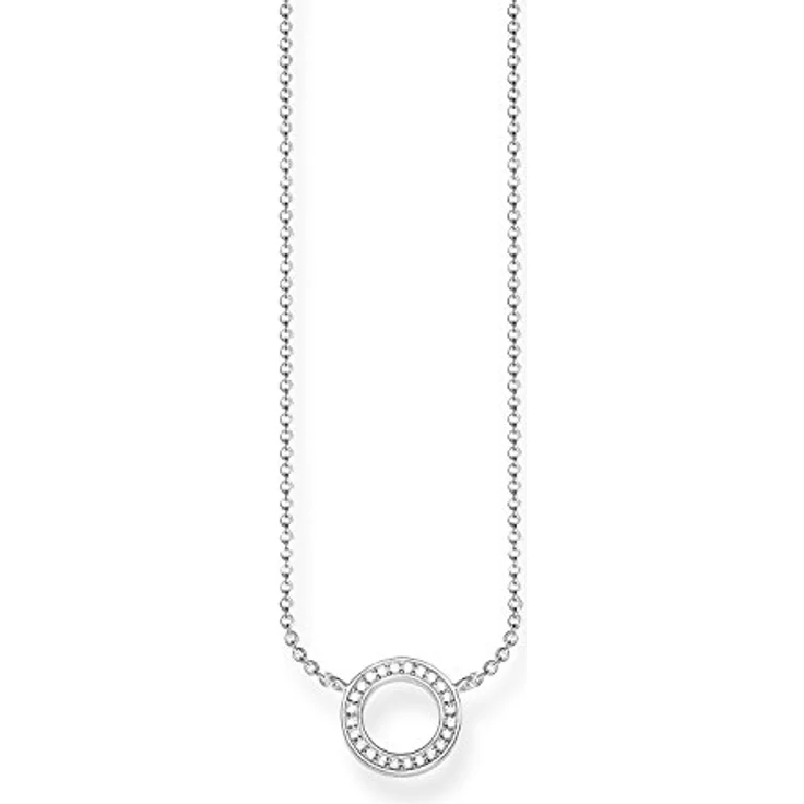 Thomas Sabo Elegante Symbol-Halskette aus 925er Sterlingsilber für Damen, vielseitig kombinierbar in Gold, Silber und Rosegold – Bild 1