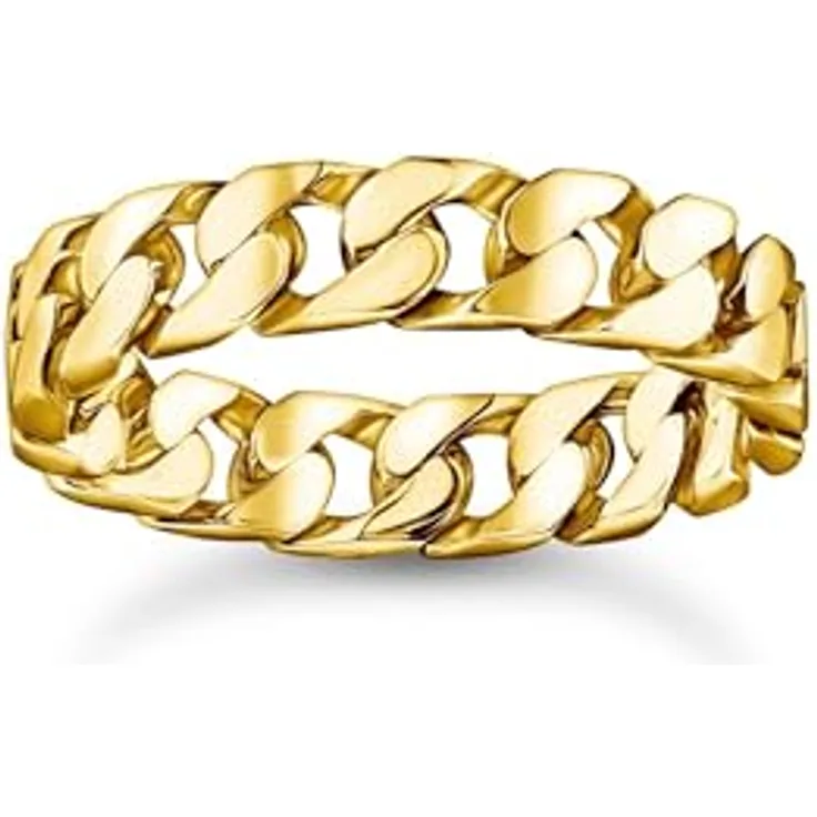 THOMAS SABO Fingerring Kettenglieder-Ring, Unisex-Design in verschiedenen Größen (50-68) für zeitlosen Minimalismus