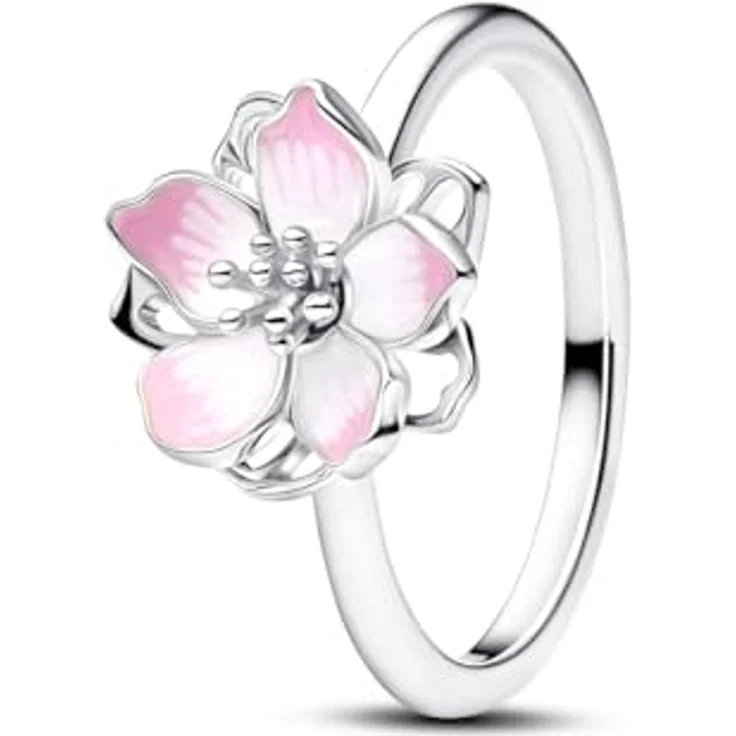 PANDORA Damenring Kirschblüte, Silber, Ringgröße 54/17,2 – Bild 2
