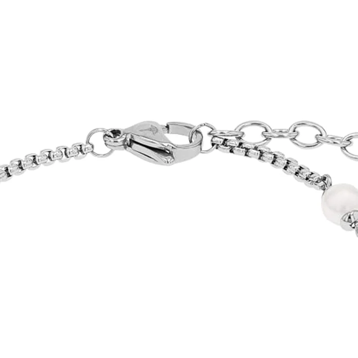 Joop! Armband Edelstahl Damen, Bicolor mit synth. Zirkonia, 19+3 cm, in Schmuck Geschenk Box, 2039845 – Bild 3