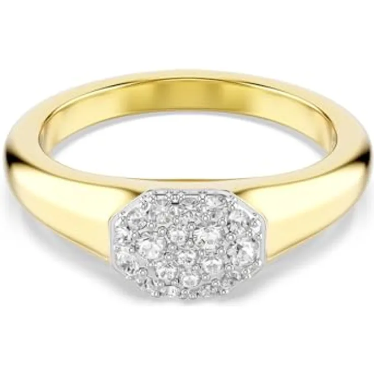 Swarovski Fingerring, vergoldet mit Swarovski-Kristall