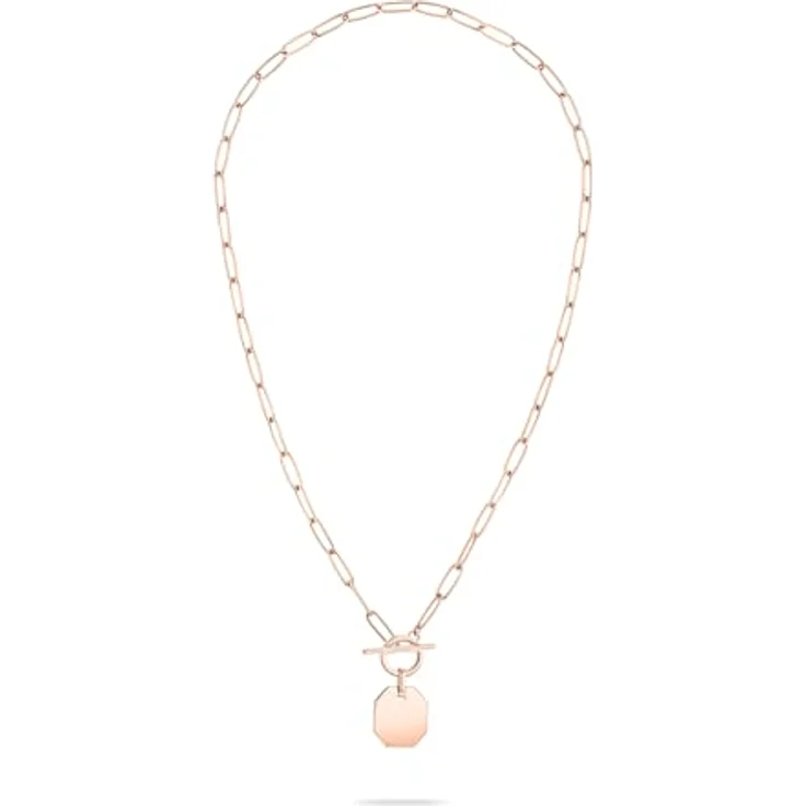 Liebeskind Berlin Halskette LJ-1533-N-45, Edelstahl IP Roségold, 45 cm, T-Bar-Verschluss – Bild 2