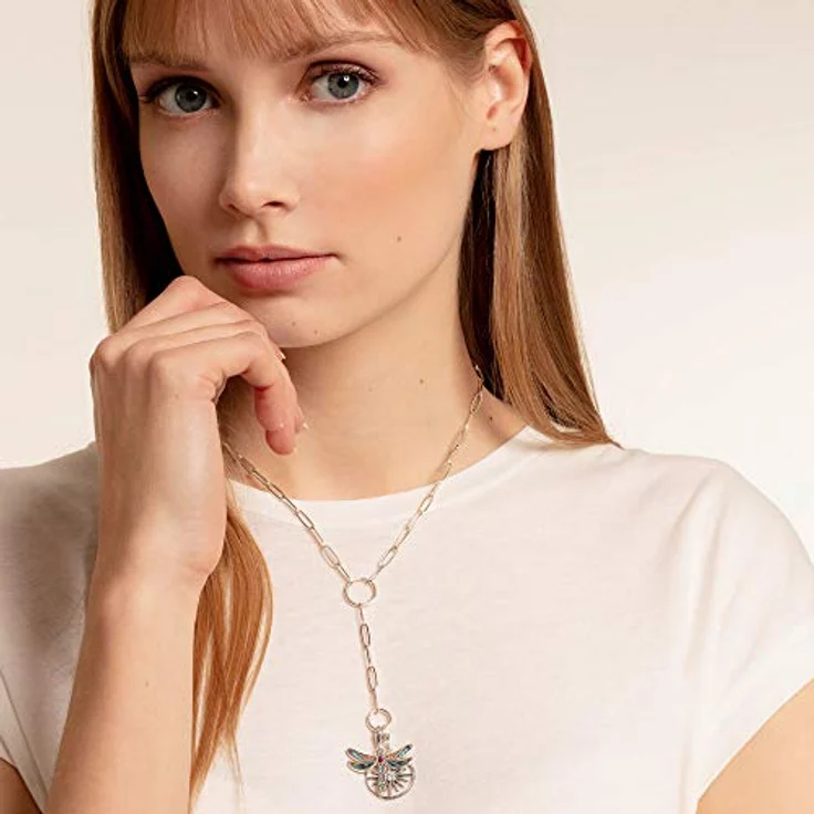 Thomas Sabo Charm Träger 925 Sterling Silber, Charm Club Anhänger mit Karabinerhaken – Bild 3