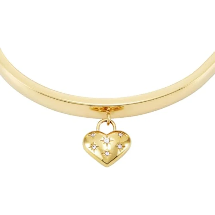 Fossil Sadie Damenarmband aus Edelstahl, Druckknopfverschluss, bernsteinfarbenes Gold – Bild 3