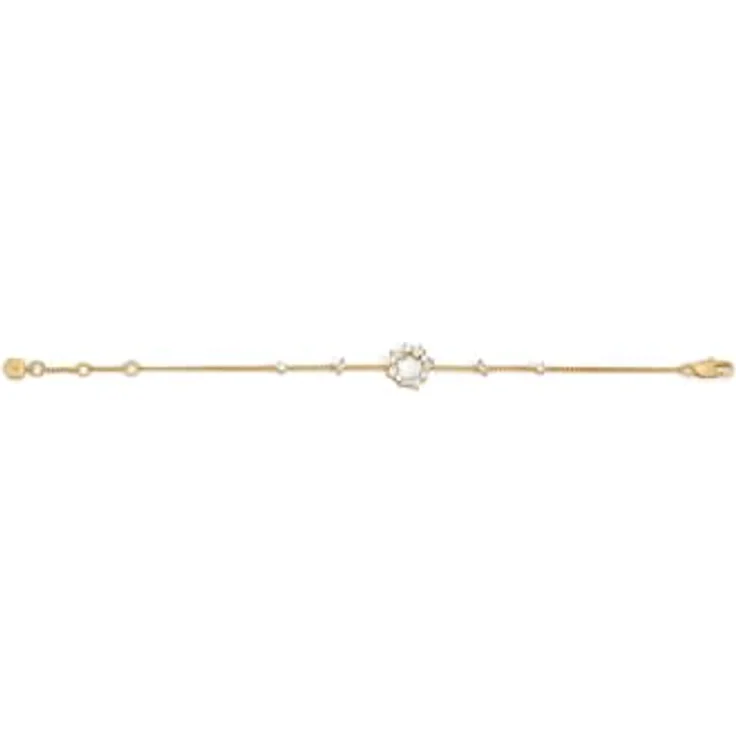 Fossil Ellis Damen Gold-Ton Messing Armband, poliertes Design mit sicherem Karabinerverschluss, 165 mm Länge – Bild 5