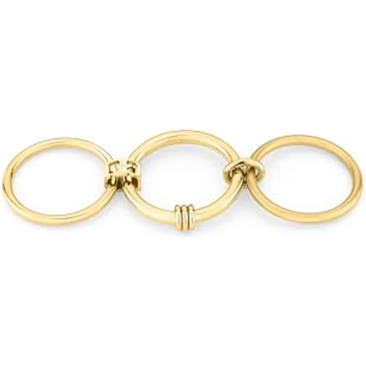 LIEBESKIND Ring LJ-1427-R-54, Edelstahl IP Gold poliert, Größe 54 – Bild 2