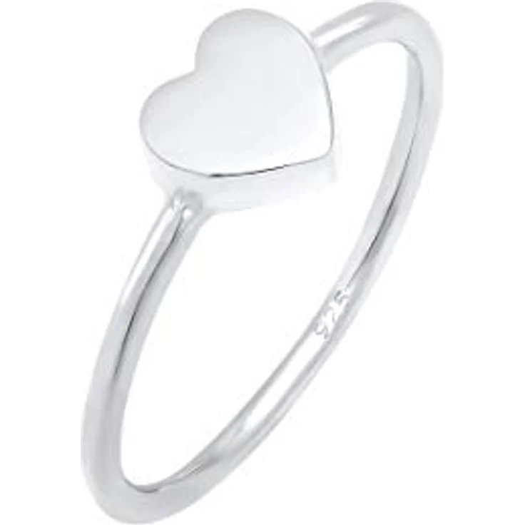 Elli Damenring Herz Liebe Filigran aus 925 Sterling Silber, anlaufgeschützt – Handgefertigter Schmuck für besondere Anlässe – Bild 1