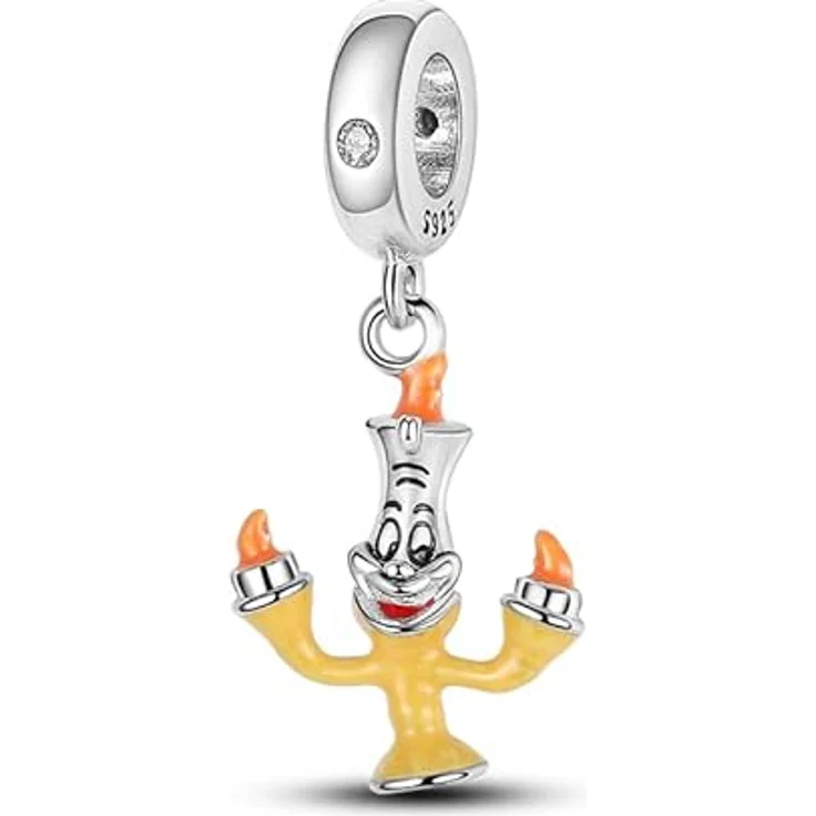 Pandach Damen Charm Anhänger, 925 Sterling Silber mit Zirkonia, kompatibel mit europäischen Armbändern und Halsketten, perfektes Geschenk für Frauen und Mädchen – Bild 1
