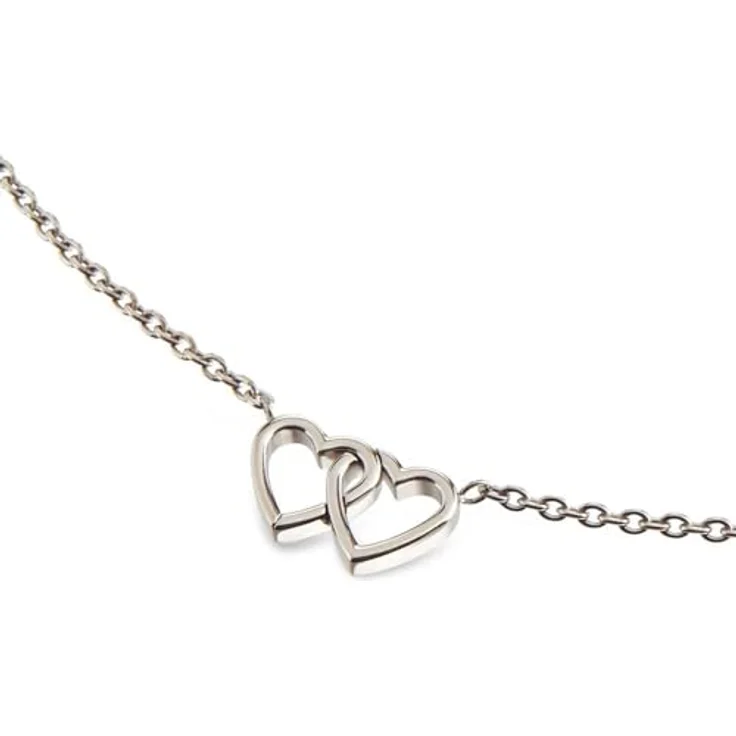 Boccia Titanium Halskette Herz, Titan-Halskette 08023-01, Damen-Halskette aus Nicht-Edelmetall