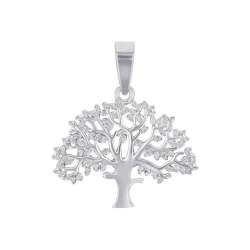 Amor Lebensbaum Motivanhänger 925 Sterling Silber, 2,2 cm, Damen Schmuck, Comes in Geschenk Box, 2023034