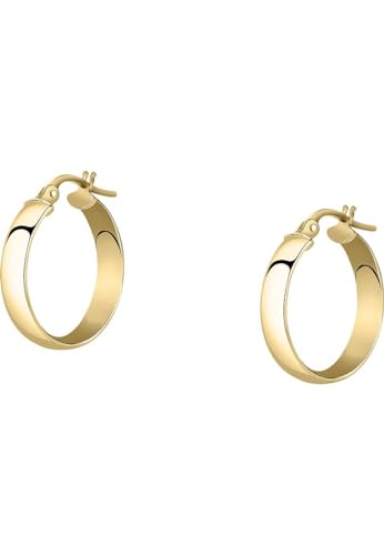 CHRIST Damen-Creolen 585er Gelbgold, zeitloser Schmuck für Damen, One Size