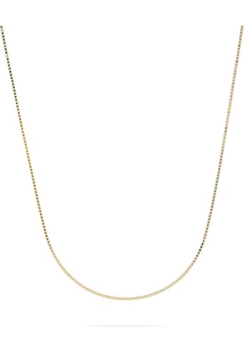 CHRIST Herren-Kette 375er Gelbgold, zeitloses Schmuckstück, One Size