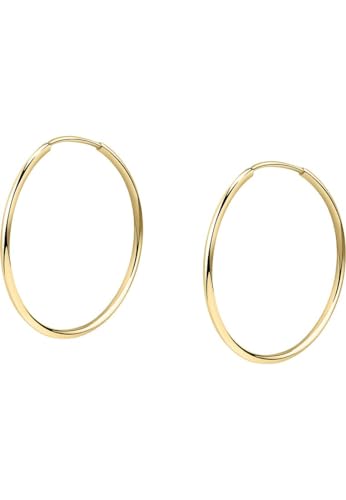 CHRIST Creolen 88754948, 585er Gelbgold, schlichte Eleganz für jeden Anlass