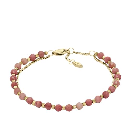 Fossil Armband JEWELRY JF04682710, elegantes Armband aus Edelstahl, silberfarben