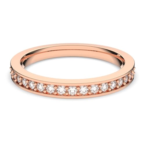 SWAROVSKI Damenring - Edelstahl Kristall, roségold plattiert, Ringgröße 58, 5032901