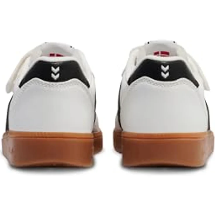 Hummel Handball Perfekt Sp Jr, Kinderschuh mit gepolsterter Innensohle und rutschfester Aussensohle, weiß – Bild 6