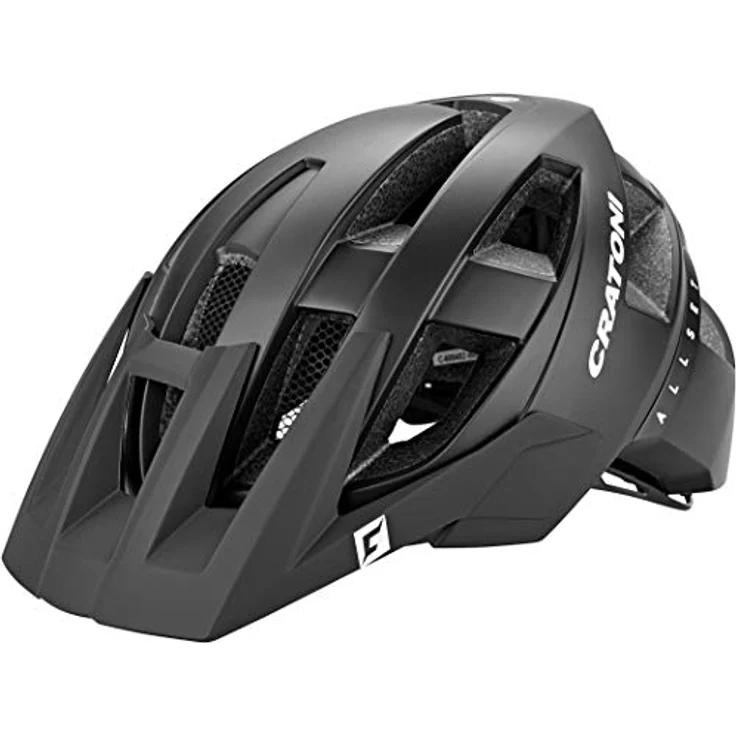 Cratoni Helm AllSet MTB Gr. S/M 54-58cm schwarz matt – Bild 2