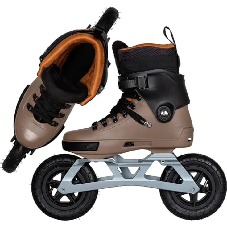 Powerslide SUV Inline Skate Next Edge 150 Brown, Off-Road Inliner mit 150mm Luftreifen und MYFIT Prime Liner, für Damen und Herren – Bild 4