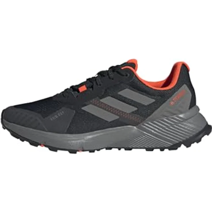 Adidas Terrex Soulstride Rain, Trailrunning-Schuh mit RAIN.RDY Technologie, Schwarz – Bild 1