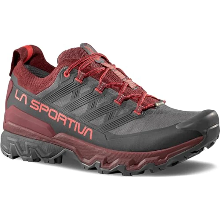 La Sportiva Ultra Raptor 3 GTX, Herren Wanderschuhe, wasserdichtes GORE-TEX-Futter, Carbon/Redwood, Größe 45 – Bild 2
