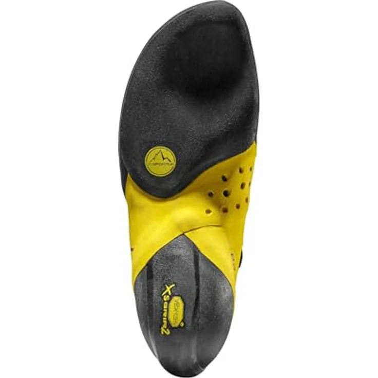 La Sportiva Solution Comp, Herren Kletterschuhe mit Fast Lacing System, Schwarz – Bild 2