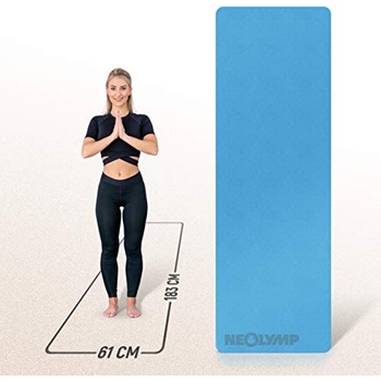 NEOLYMP Yogamatte Rutschfest 183x61cm - Gelenkschonend Mit E-Book Für Zuhause