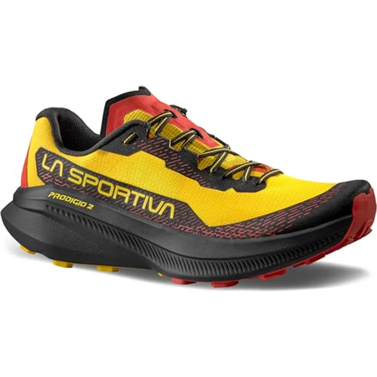 La Sportiva Prodigio 2 - Trailrunning-Schuh für vielseitige Einsätze, Größe 9.5 UK / 44, Farbe Gelb/Schwarz – Bild 3