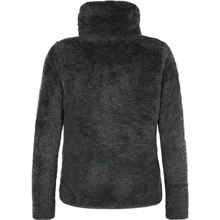 PROTEST RIRI Fleecejacke, kuschelig warm mit hohem Stehkragen und durchgehendem Frontreißverschluss, Shadow Grey Größe 40 – Bild 4