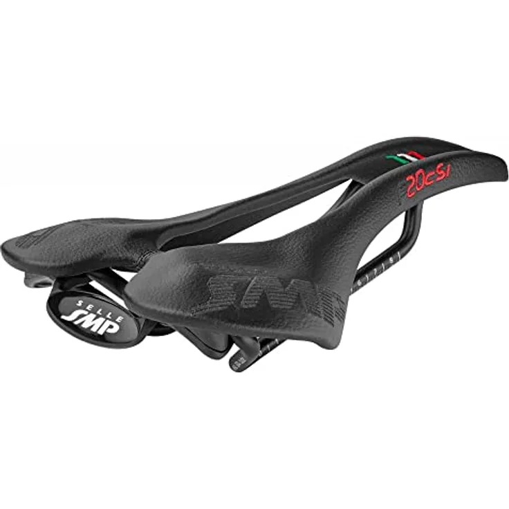 SMP 4Bike F20Csi, Fahrradsattel mit innovativem Design und flexibler Gestaltung, schwarz