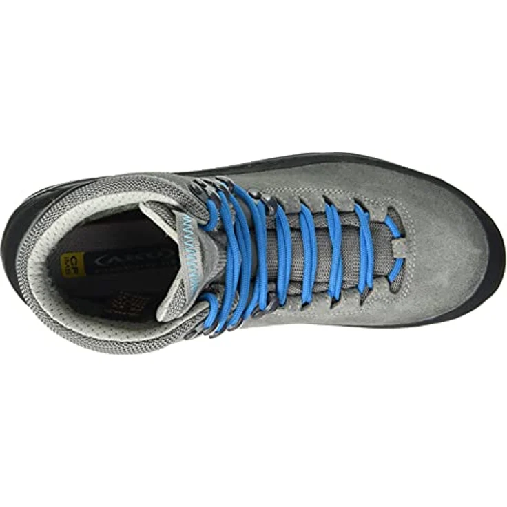 AKU SUPERALP GTX Damen Wanderschuhe, atmungsaktiv und wasserdicht, Light Grey/Turquoise, Größe 41.5 – Bild 5