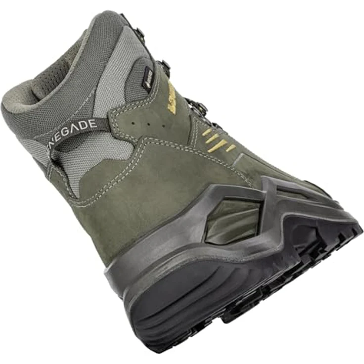 LOWA Renegade GTX Mid Wanderschuhe Herren, wasserdicht und atmungsaktiv, türkis, Schuhgröße 44.5 – Bild 2