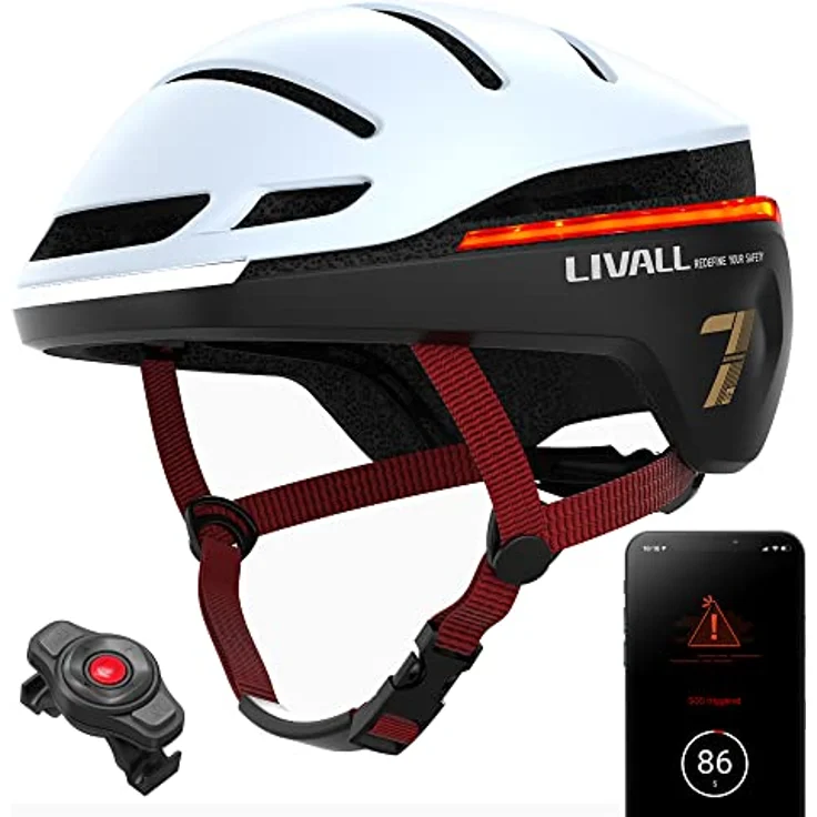 Livall EVO21 in weiß, Größe M – Bild 2