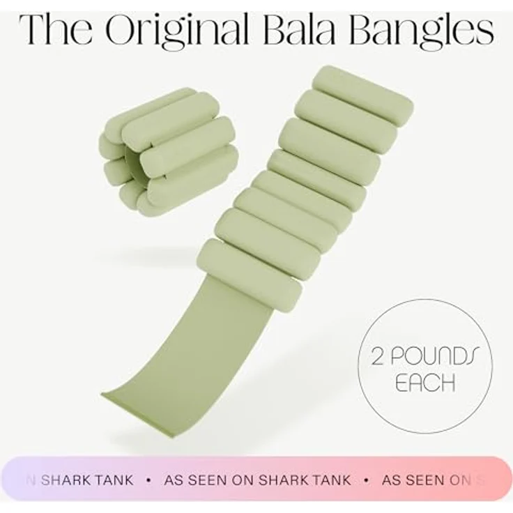 Bala Gewichtsmanschette Bangles, Set mit 2 Manschetten à 2 Pfund, ideal für Kraftsport und Alltag – Bild 2